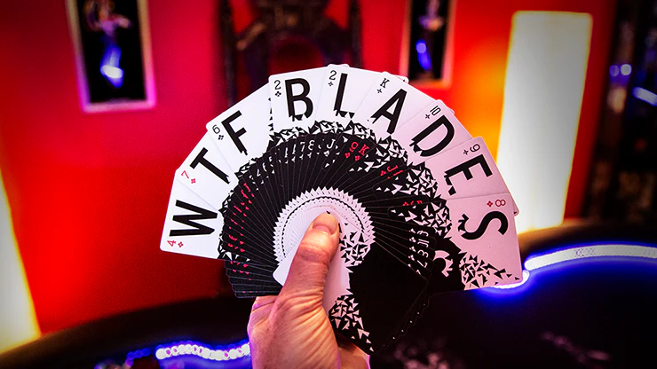 Blades WTF Spelling Playing Cards USPCC - Image 2