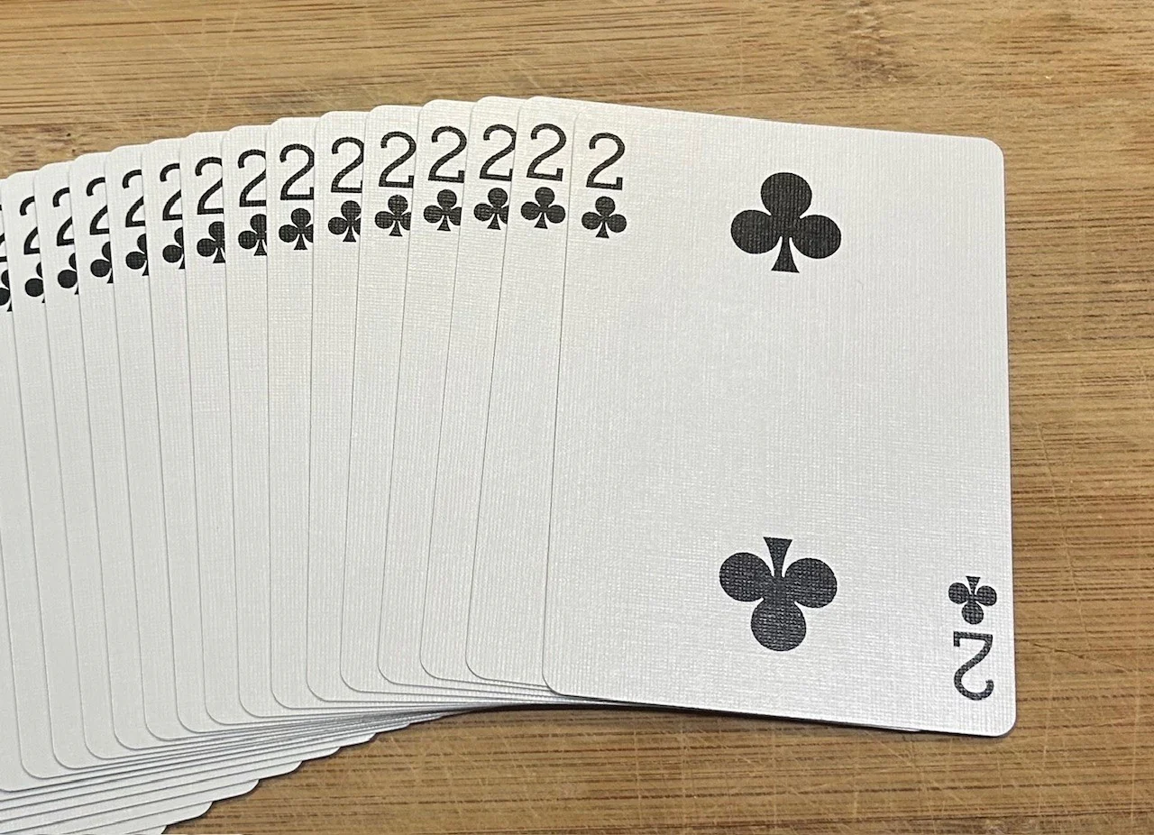Blue One-Way Forcing Deck - 2 of Clubs - Image 2