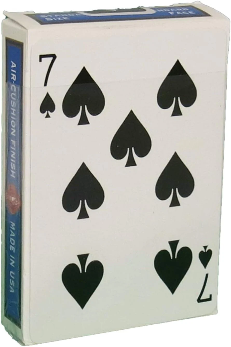 Blue One-Way Forcing Deck - 7 of Spades - Image 2