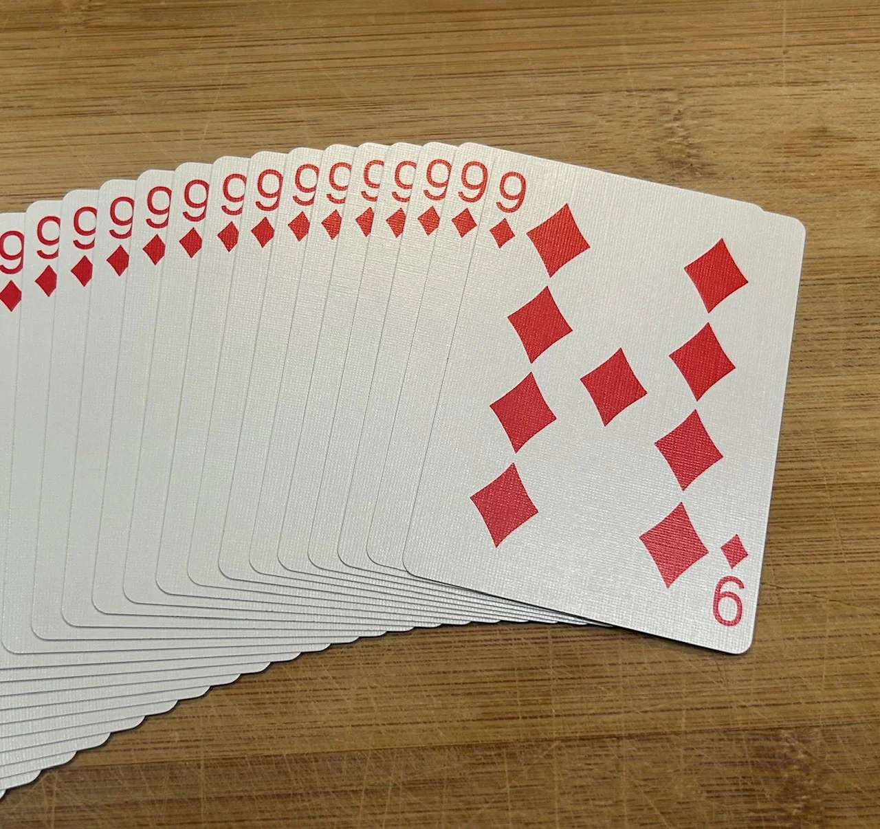 Blue One-Way Forcing Deck - 9 of Diamonds - Image 2