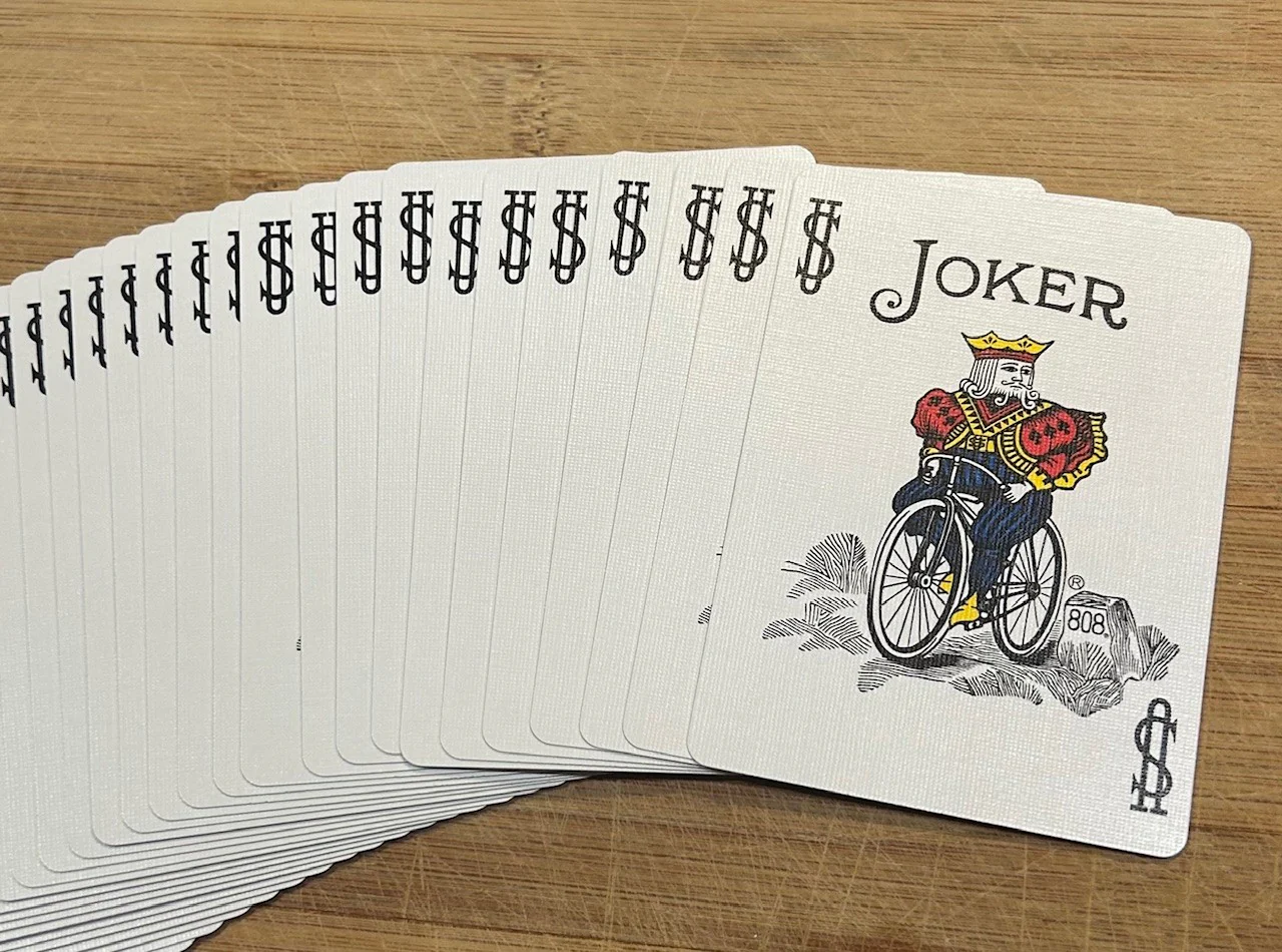 Blue One-Way Forcing Deck - Colored Joker Only - Image 2