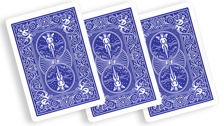 Blue One-Way Forcing Deck - 10 of Spades - Image 2