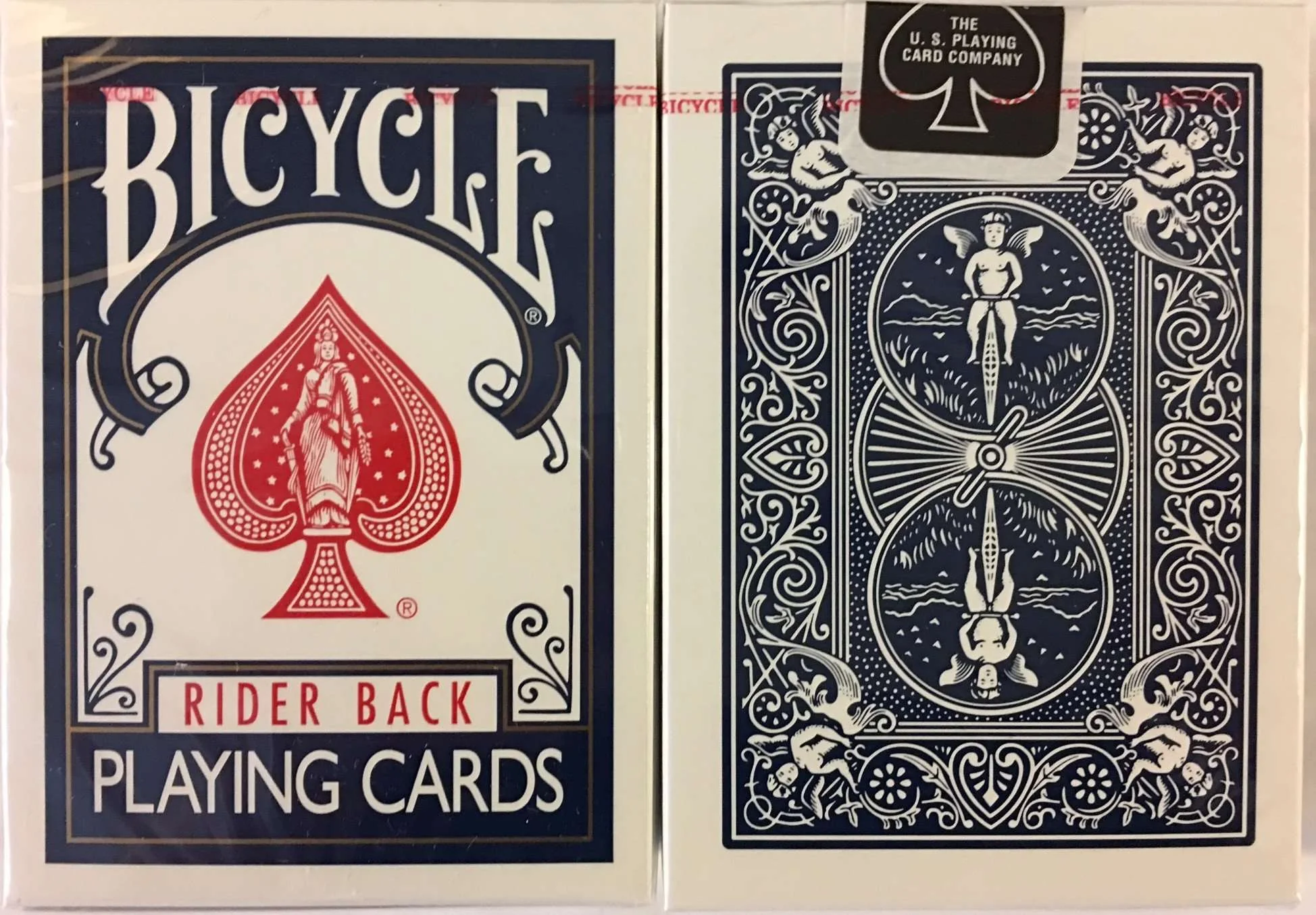 Blue Rider Back Bicycle Playing Cards - Image 3