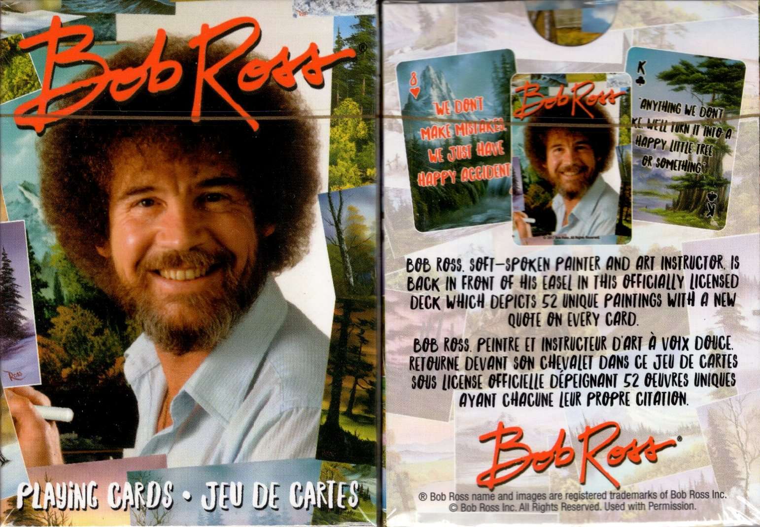 Bob Ross Quotes v1 Playing Cards Aquarius