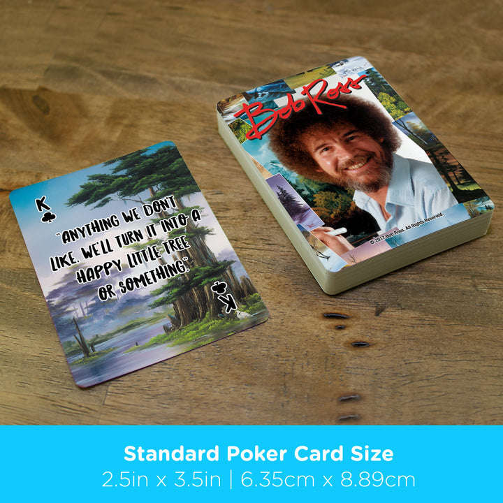 Bob Ross Quotes v1 Playing Cards Aquarius - Image 3