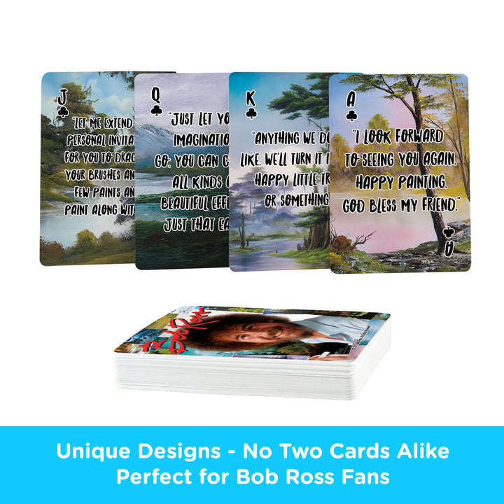 Bob Ross Quotes v1 Playing Cards Aquarius - Image 5