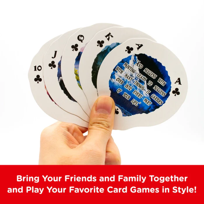 Bob Ross Shaped Playing Cards by Aquarius - Image 8