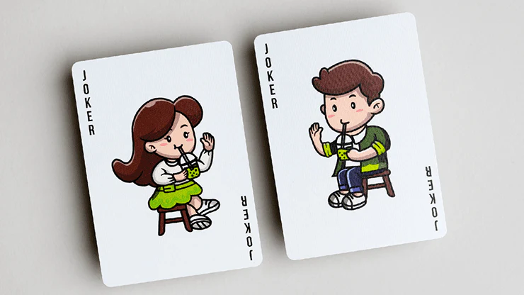 Boba Matcha Playing Cards USPCC - Image 4