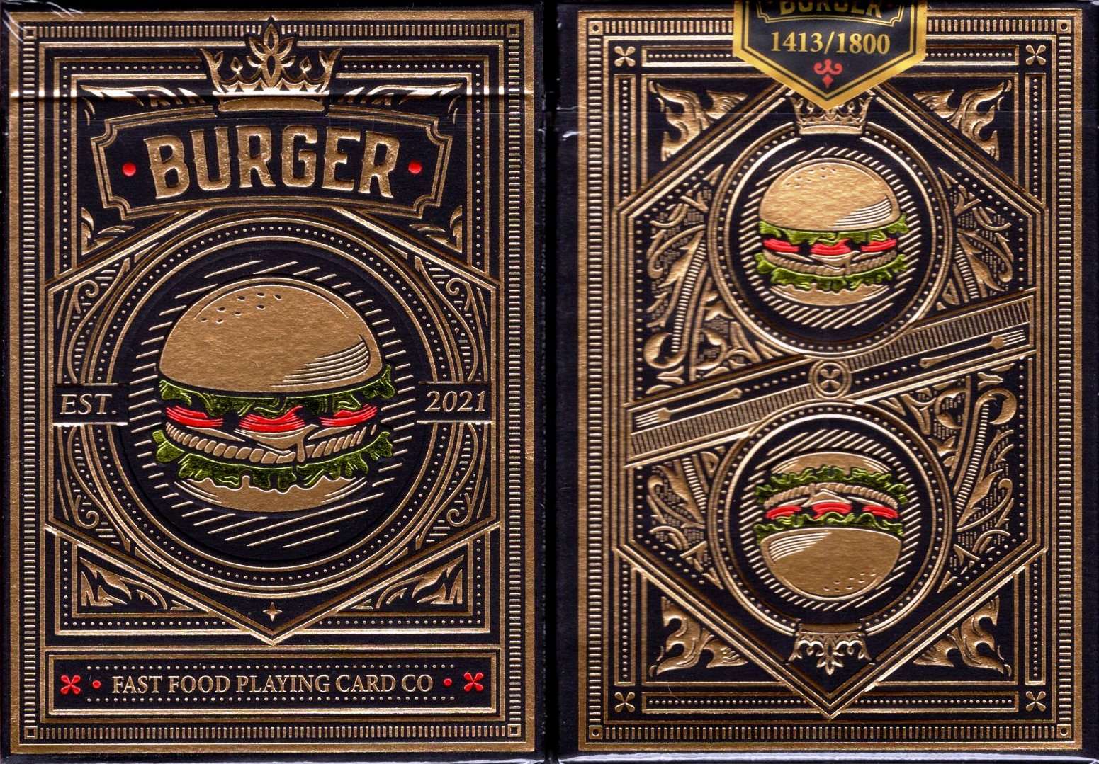 Burger Playing Cards Poker TPCC