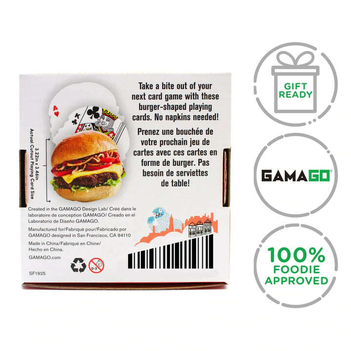 Burger Shaped Playing Cards GAMAGO - Image 2