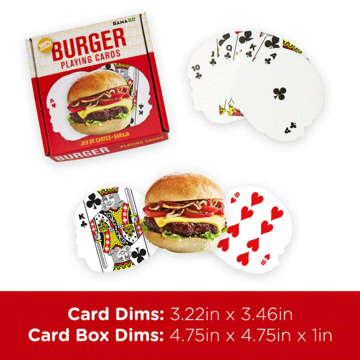 Burger Shaped Playing Cards GAMAGO - Image 6