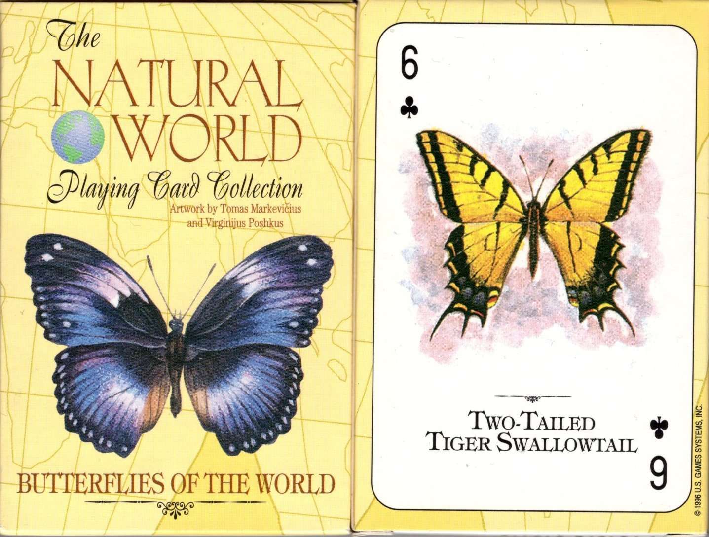 Butterflies of the Natural World Playing Cards USGS