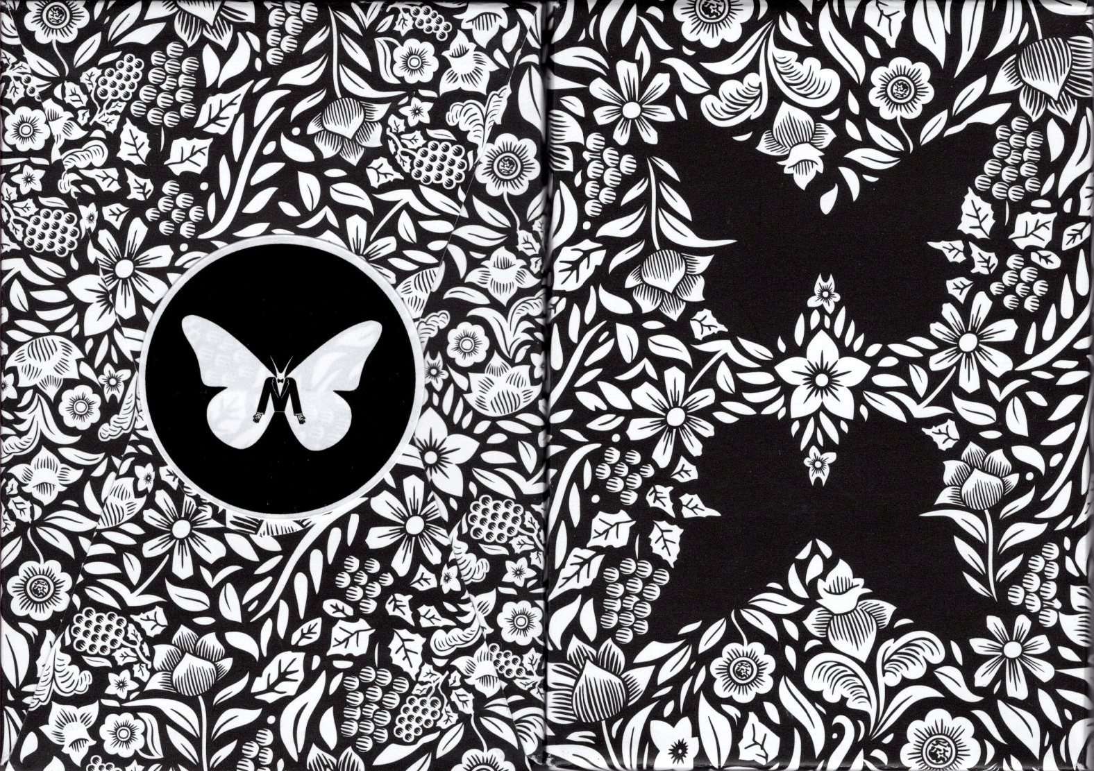 Limited Edition Butterfly Playing Cards (Black and White) by Ondrej Psenicka - Image 3