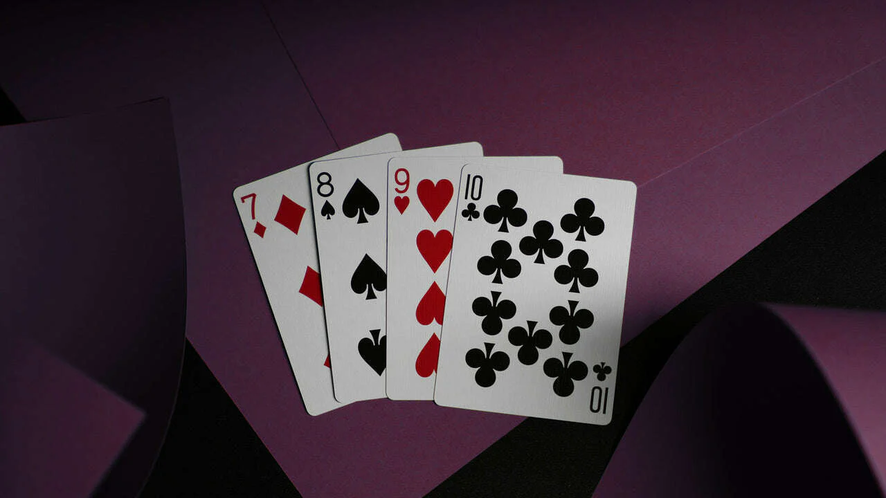 Butterfly Royal Purple Playing Cards Cartamundi - Image 3