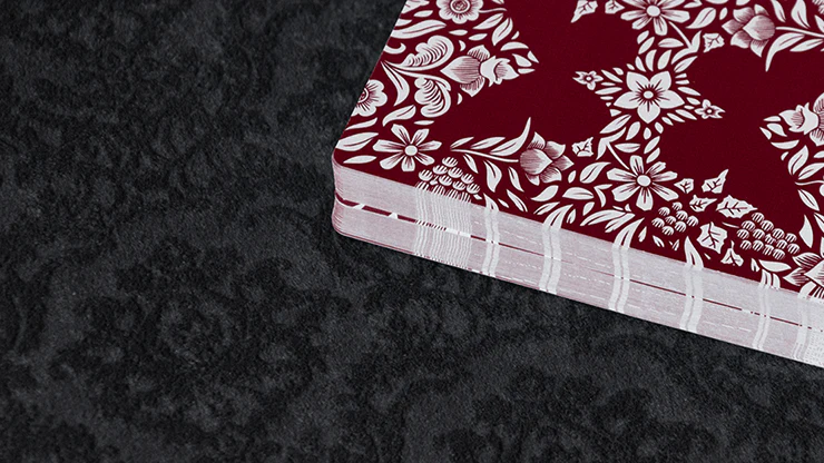 Butterfly v2 Red Stripper Marked Playing Cards Cartamundi - Image 2
