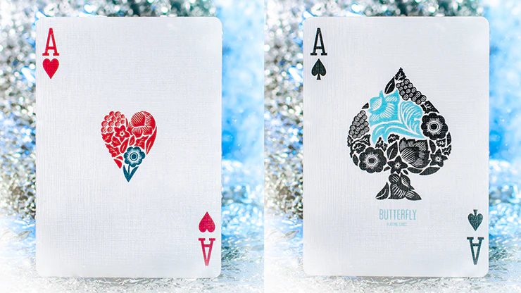 Butterfly Winter Marked Playing Cards Cartamundi - Image 2