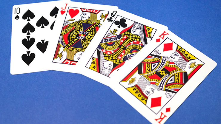 Butterfly Worker Marked Playing Cards Blue Cartamundi - Image 4