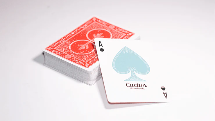 Cactus Standards Red Playing Cards USPCC - Image 3