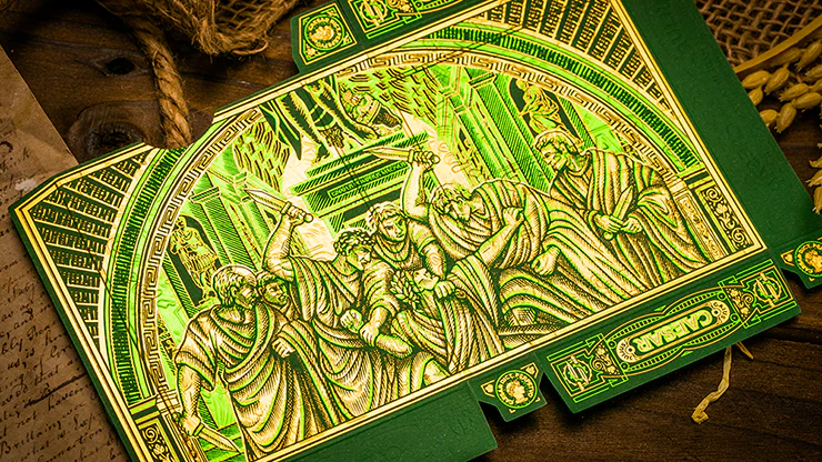 Caesar Playing Cards Green TWPCC - Image 2