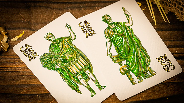 Caesar Playing Cards Green TWPCC - Image 3