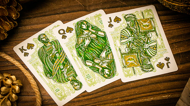 Caesar Playing Cards Green TWPCC - Image 4