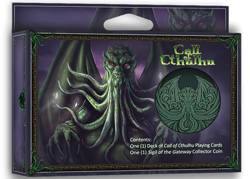 Call of Cthulhu Playing Cards & Collectible Coin