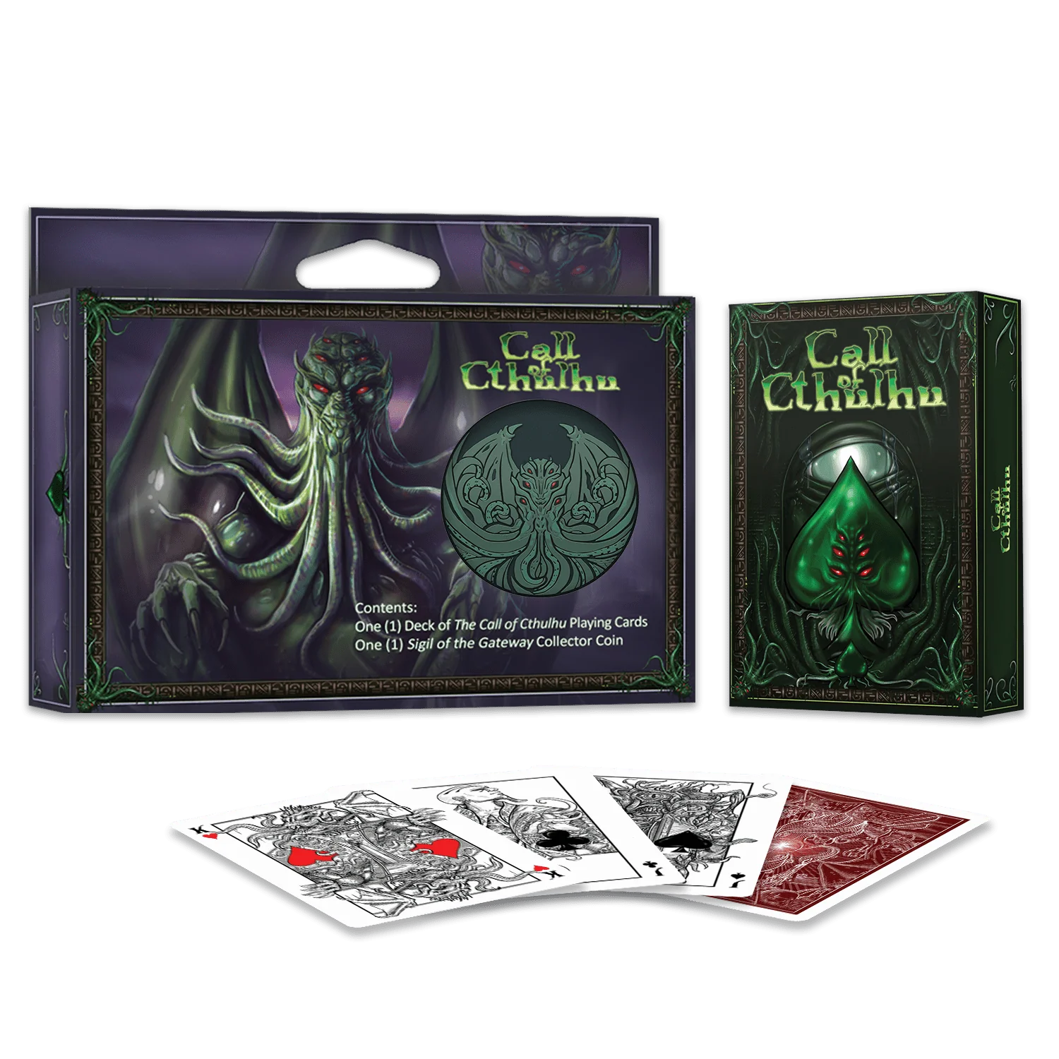 Call of Cthulhu Playing Cards & Collectible Coin - Image 5