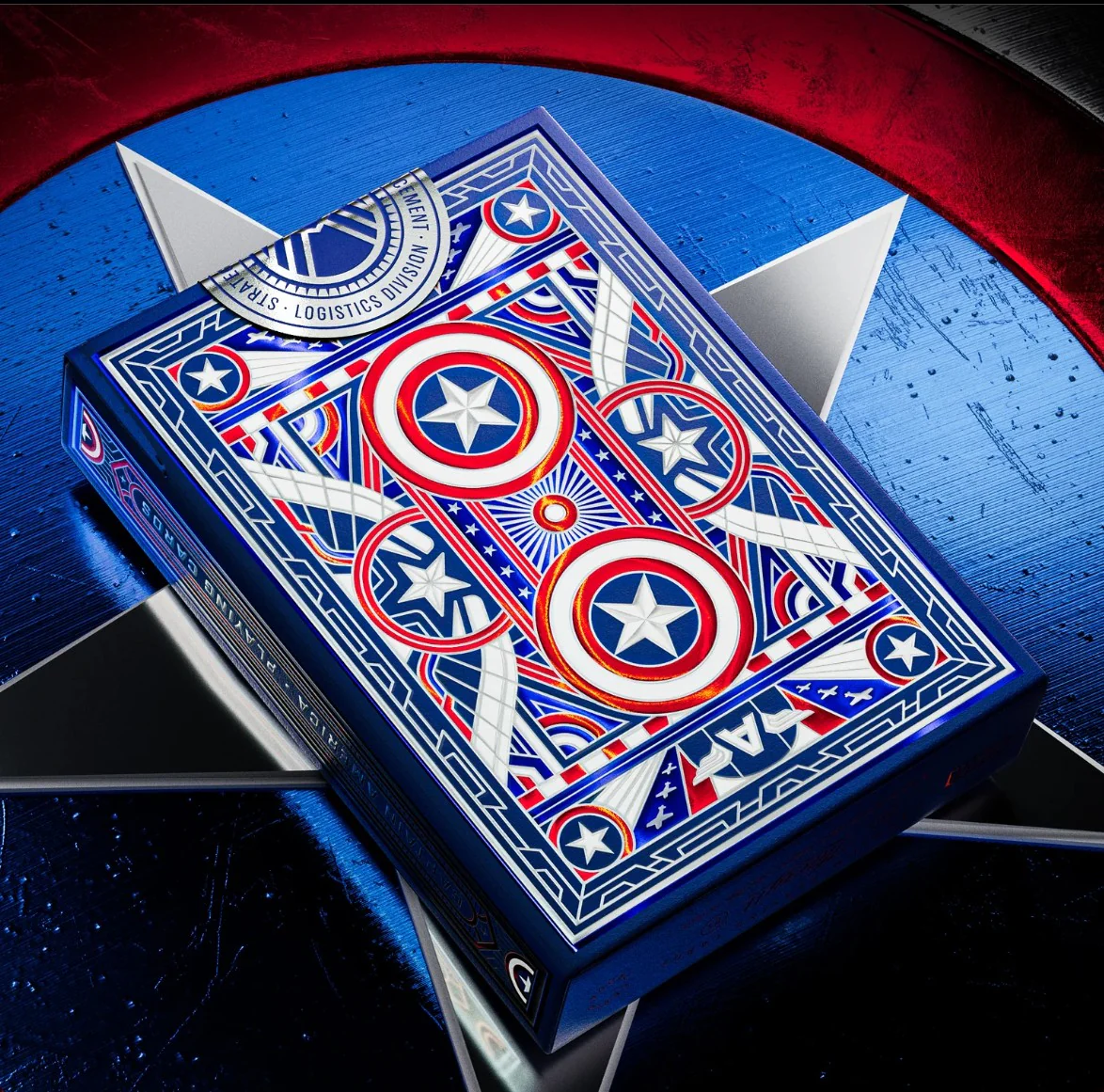 Captain America Playing Cards by Theory11 - I Can Shuffle These All Day - Image 2