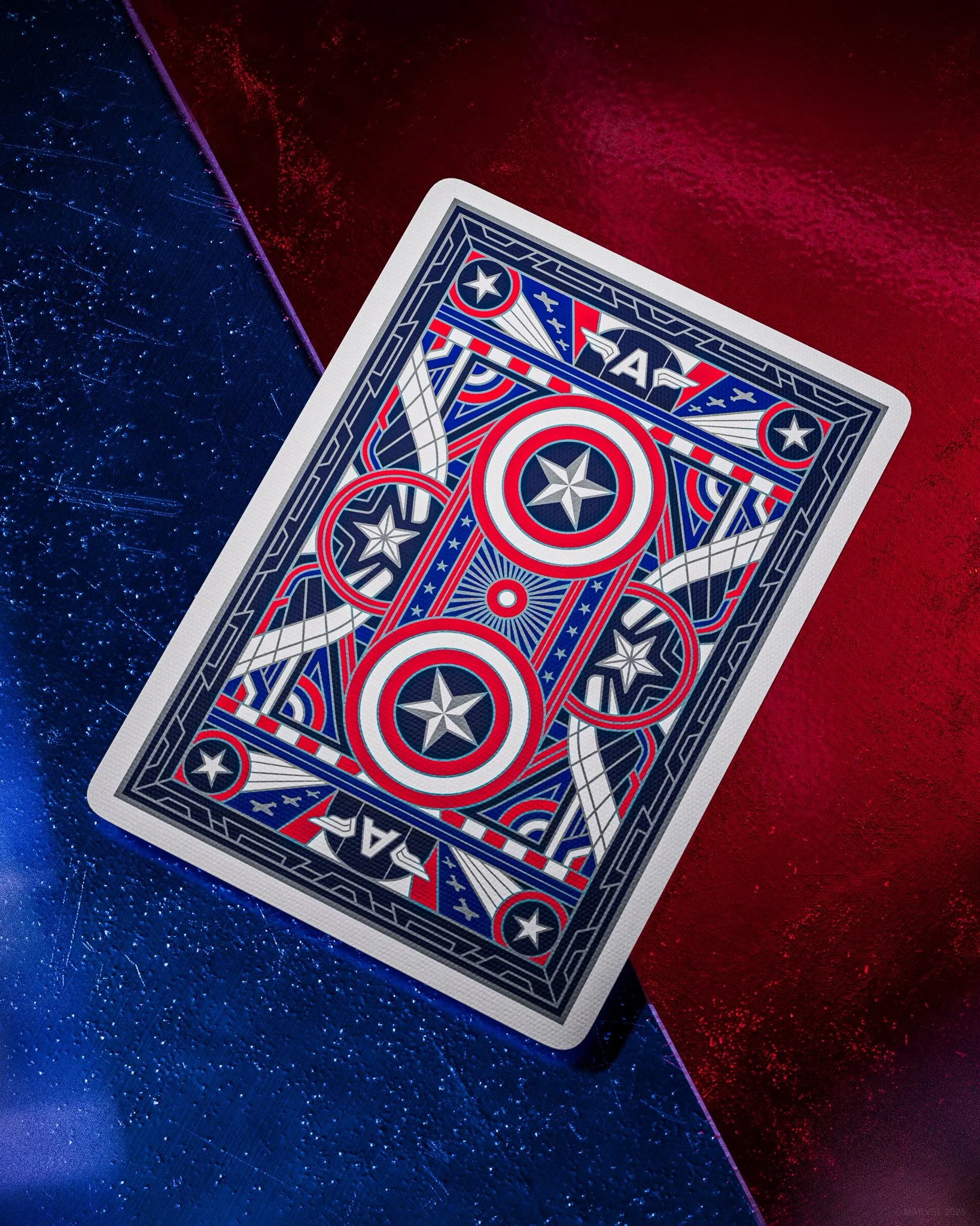 Captain America Playing Cards by Theory11 - I Can Shuffle These All Day - Image 3