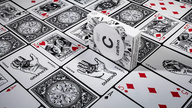 Carbon Diamond Marked Playing Cards USPCC - Image 4