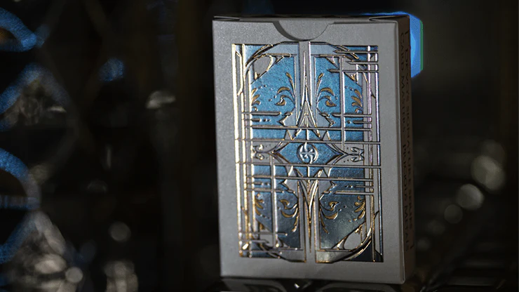Card Masters Precious Metal White Deluxe Playing Cards USPCC - Image 6