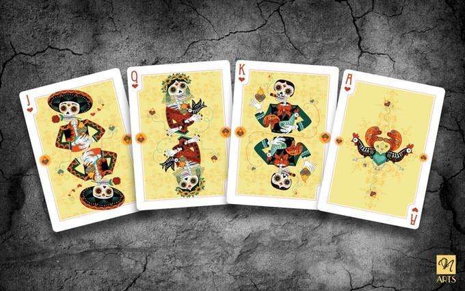 Carnaval De Muertos Playing Cards NPCC - Alheli & Marigold - Image 5