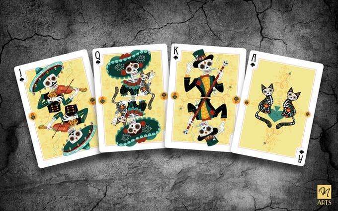 Carnaval De Muertos Playing Cards NPCC - Alheli & Marigold - Image 6