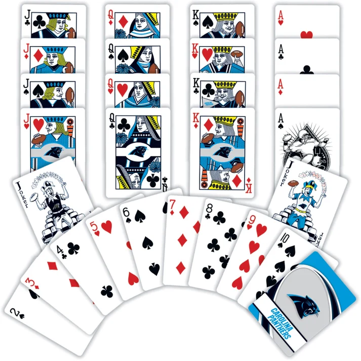 Carolina Panthers Playing Cards by Masterpieces - Image 2