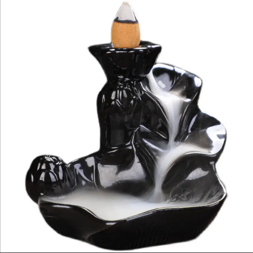 Cascade Ceramic Backflow Burner - Black - Image 2