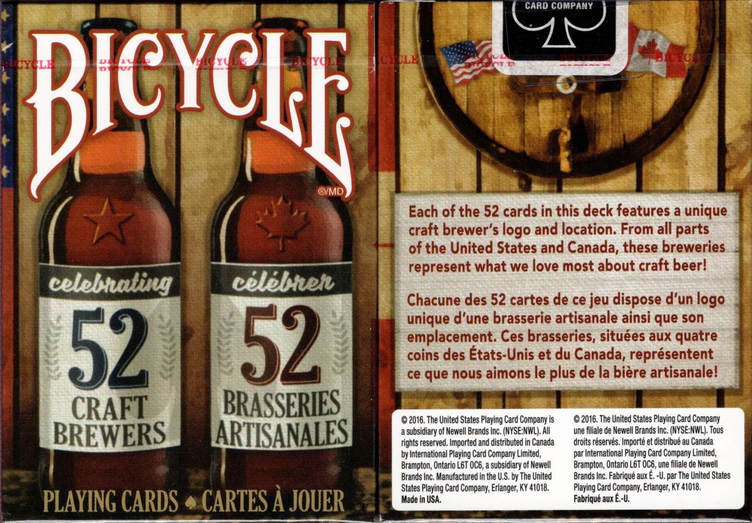 Celebrating 52 Craft Brewers Bicycle Playing Cards