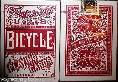 Chainless Red & Blue 2 Deck Set Bicycle Playing Cards - Image 3
