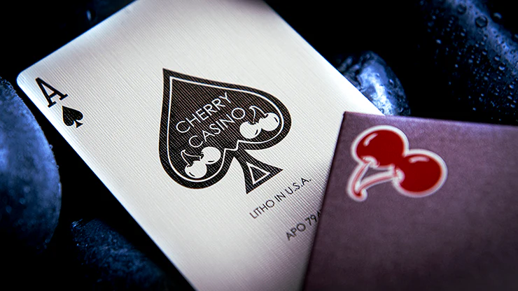 Cherry Casino House Deck Desert Inn Purple Playing Cards USPCC - Image 4