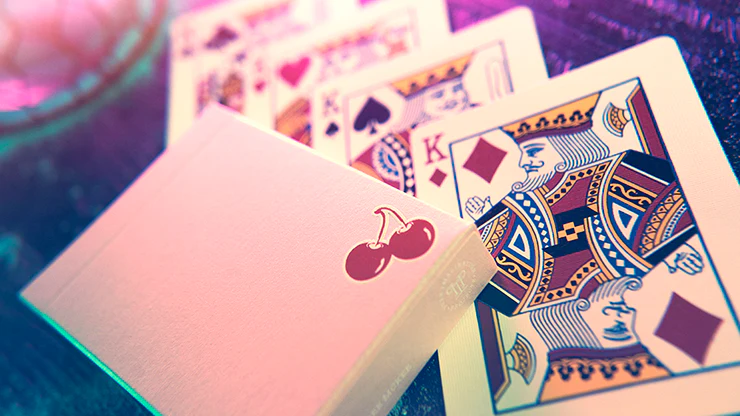 Limited Edition Cherry Casino House Deck - Flamingo Pink Playing Cards: Las Vegas Glamour - Image 3