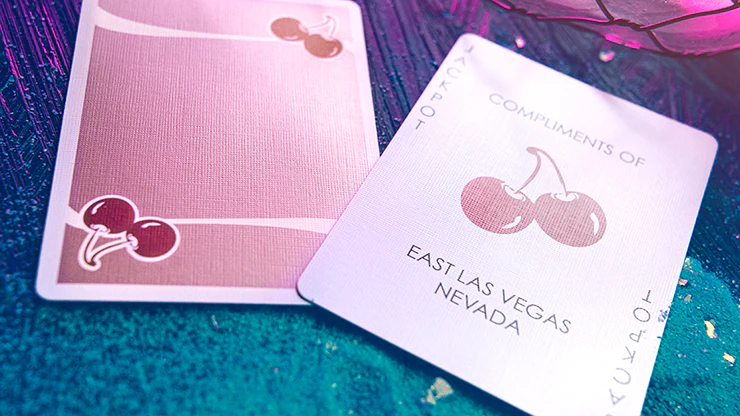 Limited Edition Cherry Casino House Deck - Flamingo Pink Playing Cards: Las Vegas Glamour - Image 4