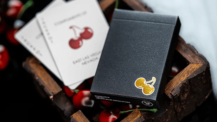 Cherry Casino House Deck Monte Carlo Black & Gold Playing Cards USPCC - Image 7