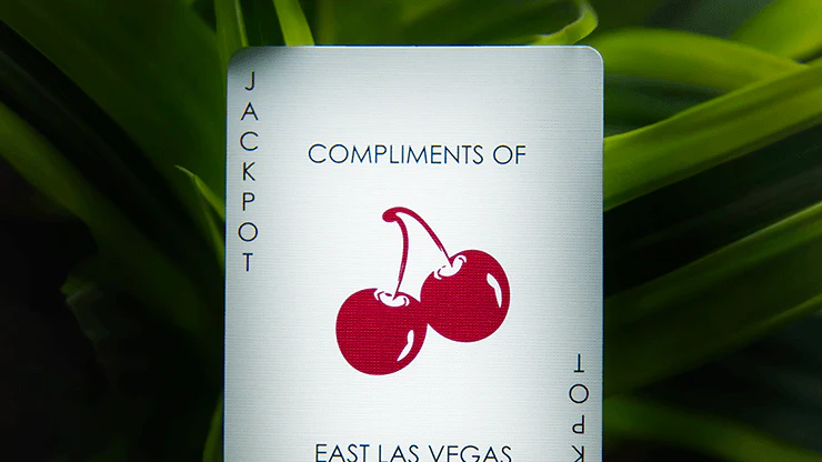 Cherry Casino House Deck Sahara Green Playing Cards USPCC - Image 5