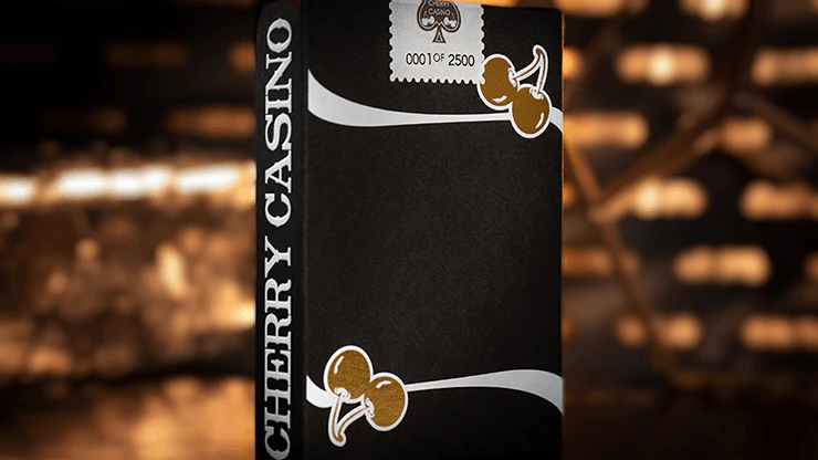 Cherry Casino Limited Monte Carlo Black & Gold Playing Cards USPCC - Image 7