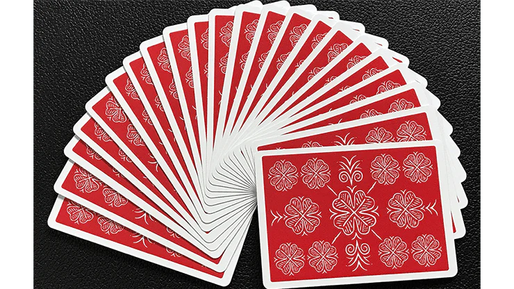 Choice Cloverback Red Playing Cards USPCC - Image 3