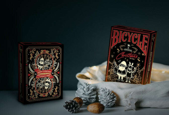 Christmas Bicycle Playing Cards - Image 10