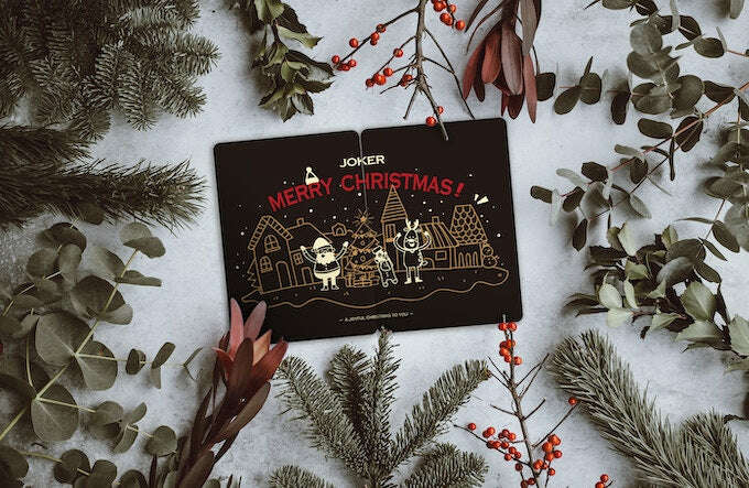 Christmas Bicycle Playing Cards - Image 2
