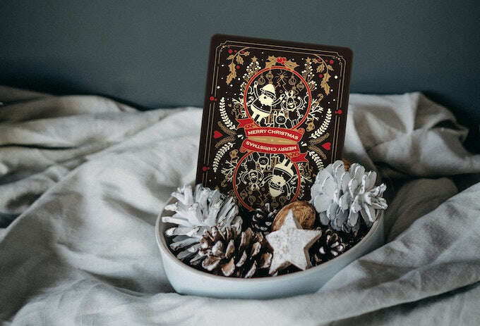 Christmas Bicycle Playing Cards - Image 7