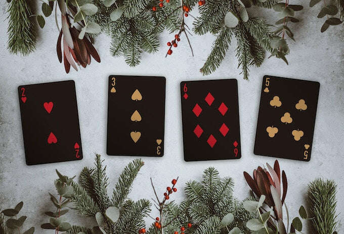 Christmas Bicycle Playing Cards - Image 8