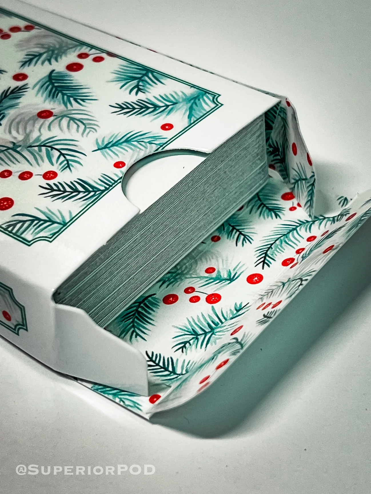 Christmas Holly Playing Cards - Image 3