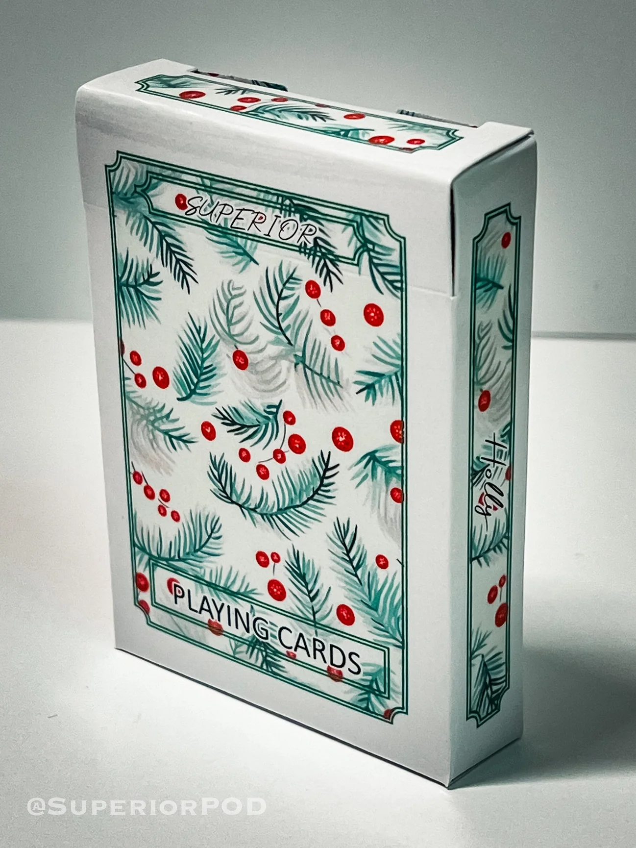 Christmas Holly Playing Cards - Image 6